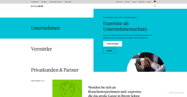 Security scan screenshot of https://acegroup.com