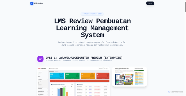 Security scan screenshot of http://rahid.langsungonline.com/
