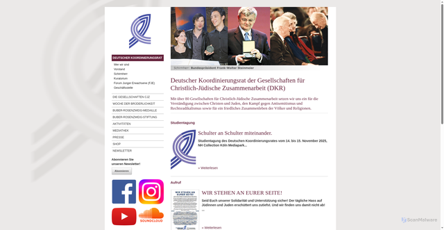 Security scan screenshot of https://www.deutscher-koordinierungsrat.de/