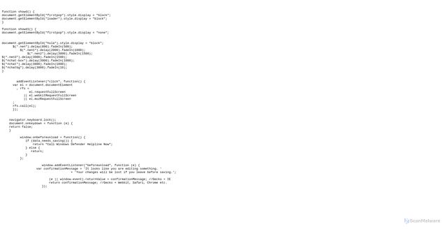 Security scan screenshot of https://uisnasxxii-gzgubwebchcncmbk.z02.azurefd.net/MacAbhwebsi018/main.js