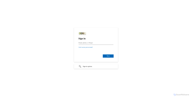 Security scan screenshot of https://livingspaces-my.sharepoint.com