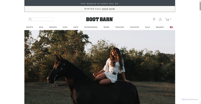 Security scan screenshot of https://www.bootbarn.com/blog/western/ella-langley-on-the-rise?srsltid=AfmBOoqYjbVyKkqkFXG9mrWnJCbzQZowd9LGUHonCZb9UdXWkNQuet_s