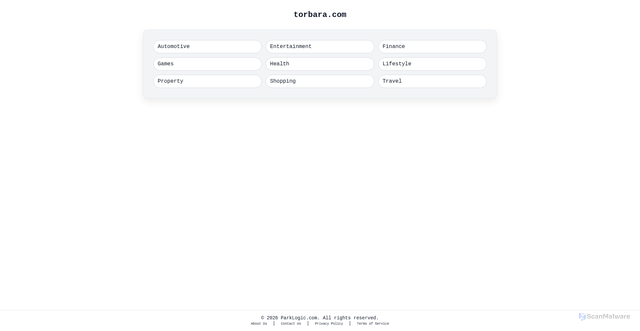 Security scan screenshot of https://torbara.com