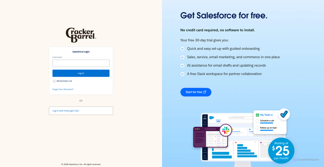 Security scan screenshot of https://crackerbarrel.quiq-api.com