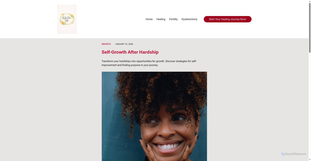 Security scan screenshot of https://kokobiolife.com/self-growth-after-hardship/