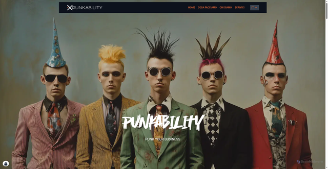Security scan screenshot of https://punkability.eu/