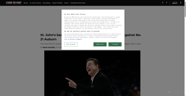 Security scan screenshot of https://stormthepaint.com/st-johns-basketball-crumbles-in-final-ten-minutes-against-no-21-auburn