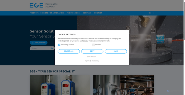 Security scan screenshot of https://www.ege-elektronik.com/