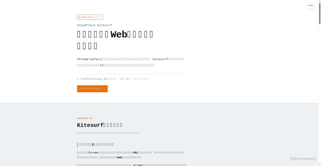Security scan screenshot of http://kitesurf-intro.pages.dev/