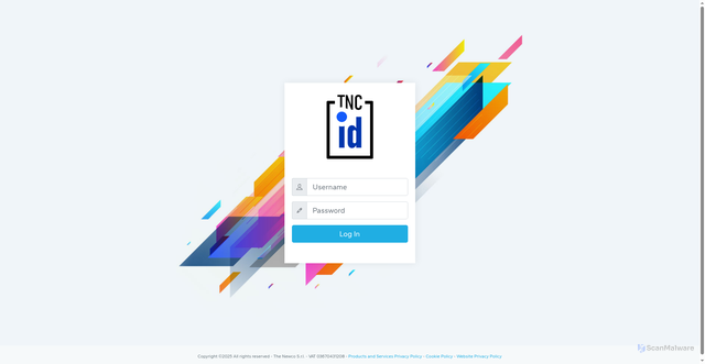 Security scan screenshot of https://tncid.app