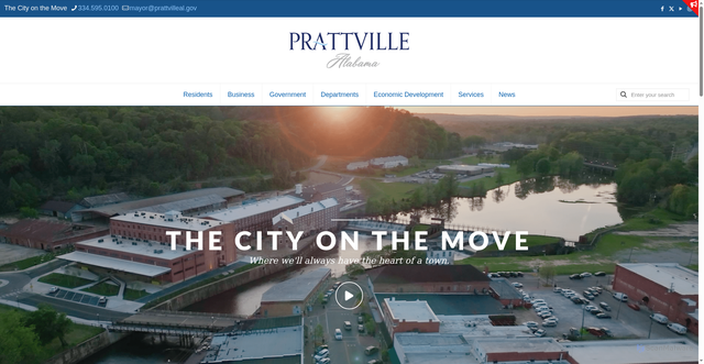 Security scan screenshot of https://prattvilleal.gov/