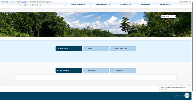Security scan screenshot of https://www.stearnscountymn.gov/