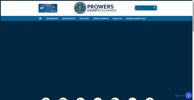 Security scan screenshot of https://www.prowersco.gov/