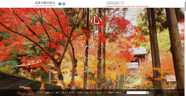 Security scan screenshot of https://takeo-kk.net