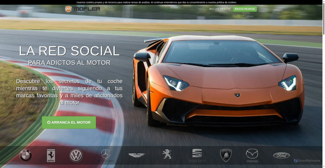 Security scan screenshot of https://mofler.com