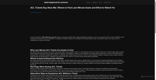 Security scan screenshot of https://newdizaynartblog-dp8oxpvgw1xl.edgeone.app/acl-tickets-buy-near-me.html