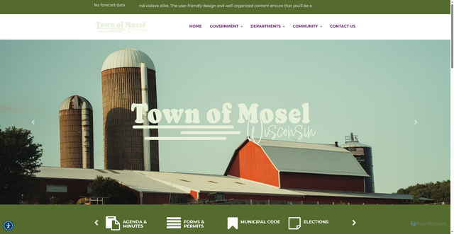 Security scan screenshot of https://moselwi.gov/