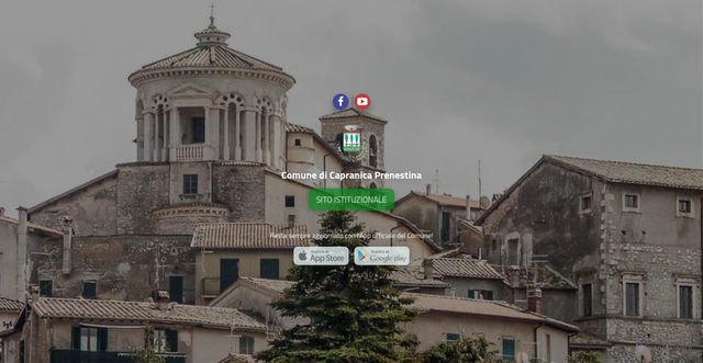 Security scan screenshot of https://www.comunecapranicaprenestina.it/