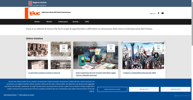 Security scan screenshot of https://consiglio.regione.umbria.it/isuc
