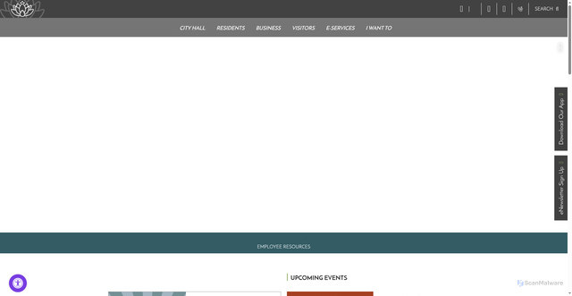 Security scan screenshot of https://www.monroemi.gov/