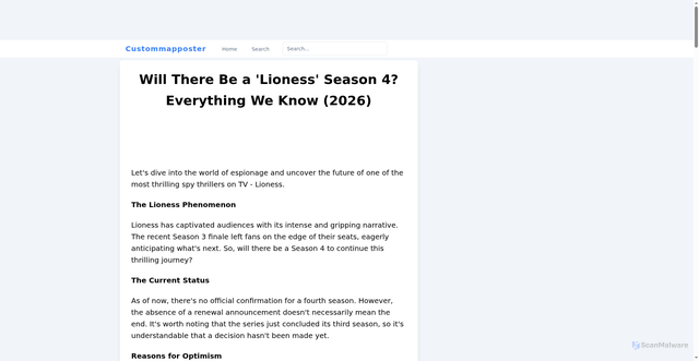 Security scan screenshot of https://foggysmoke.com/article/will-there-be-a-lioness-season-4-everything-we-know