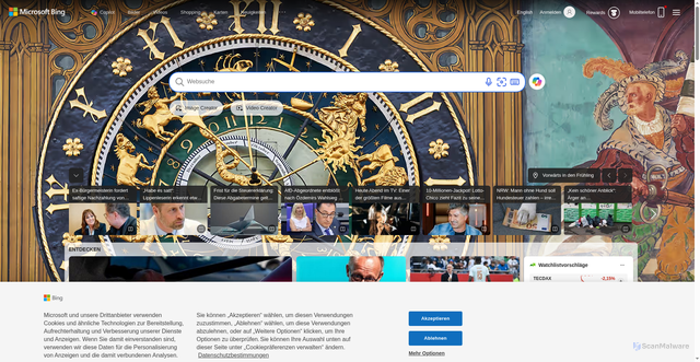 Security scan screenshot of https://testfamilysafety.bing.com