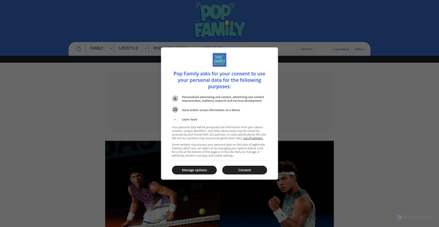 Security scan screenshot of https://popfamily.my/article/434/lifestyle/spotlight/ben-shelton-from-football-to-tennis-stardom-with-family-legacy