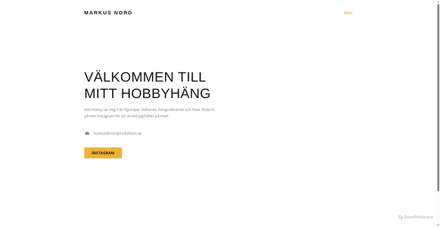 Security scan screenshot of https://nordproduktion.se