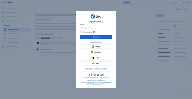 Security scan screenshot of https://abcfinancial.atlassian.net