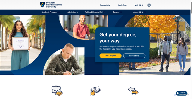 Security scan screenshot of https://www.snhu.edu