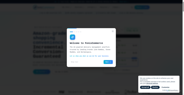 Security scan screenshot of https://fenixcommerce.com