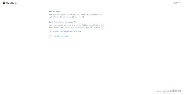 Security scan screenshot of https://invite.alphasights.com