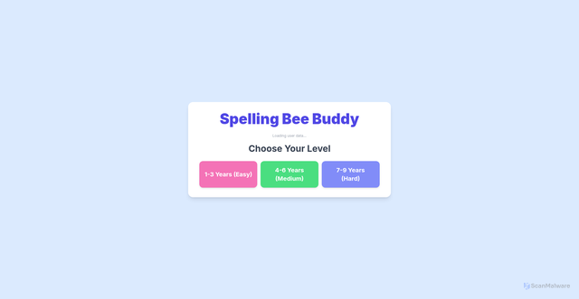 Security scan screenshot of https://spellingbee-kz2ikmeu6l.edgeone.app/
