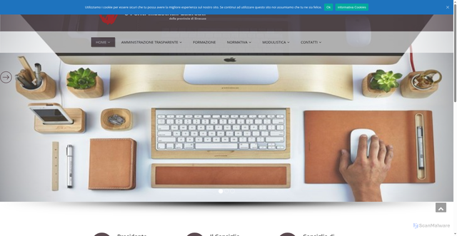 Security scan screenshot of https://www.perindsiracusa.it/