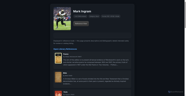 Security scan screenshot of https://production.cbts.edu/Textbook/92sIzV/418599/Mark-Ingram.pdf