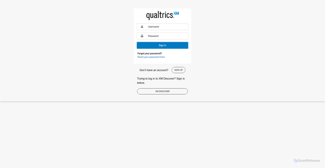 Security scan screenshot of https://zn1xhzmukbbw10xvw-sans.siteintercept.qualtrics.com/