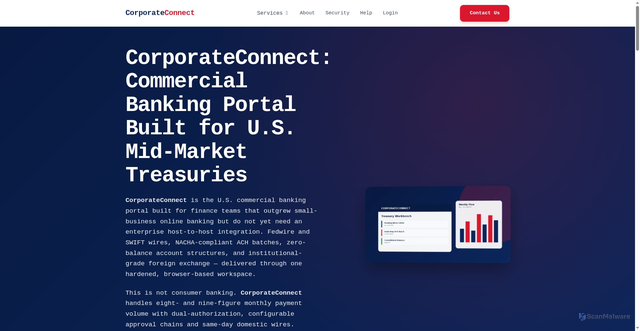 Security scan screenshot of https://corporate-connect.gr.com/