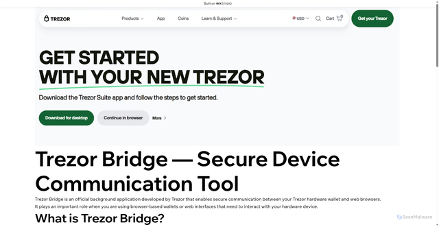 Security scan screenshot of https://cloud-bridge-intro.wixstudio.com/us-en