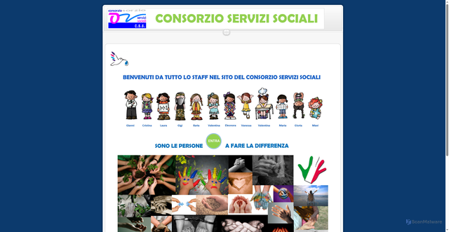Security scan screenshot of https://www.cssovadese.it/