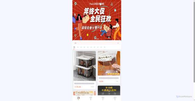 Security scan screenshot of http://uyf94i9.top/