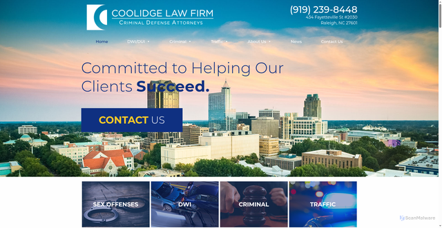 Security scan screenshot of https://nccriminallaw.com/