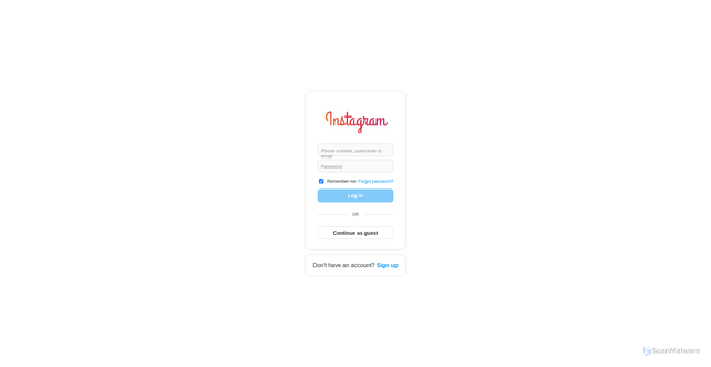 Security scan screenshot of https://www.instagram-clone-tau-five.vercel.app/