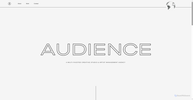Security scan screenshot of https://www.audience.us/