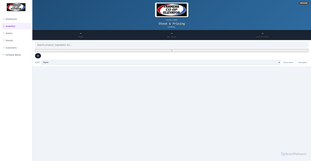 Security scan screenshot of http://fcelevellandapp.com/template.html