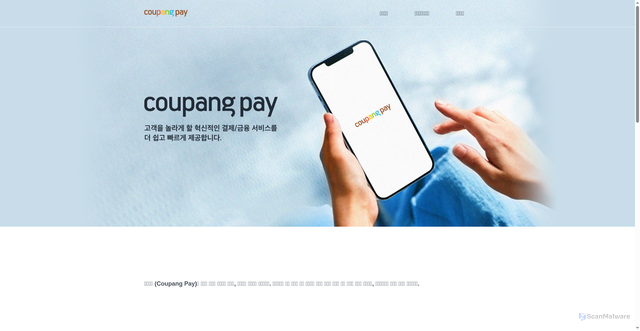 Security scan screenshot of https://coupangpay.com
