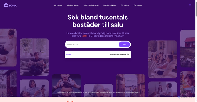 Security scan screenshot of https://www.boneo.se/