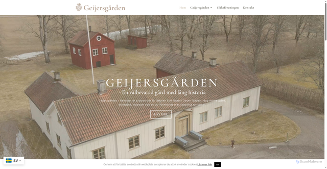 Security scan screenshot of https://geijersgarden.se