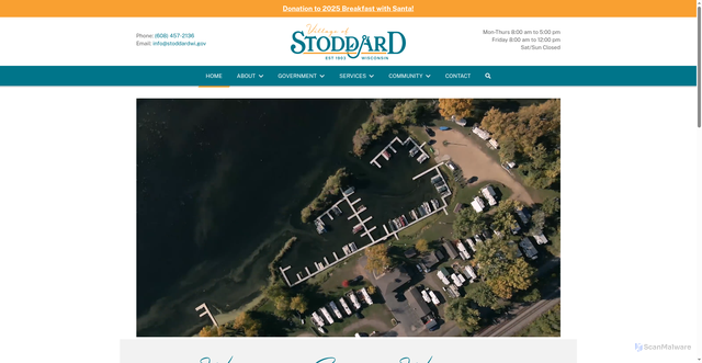 Security scan screenshot of https://stoddardwi.gov/