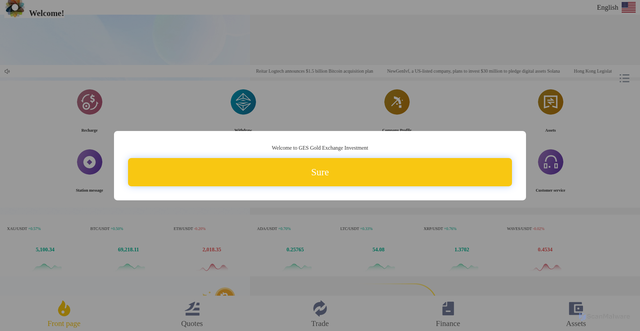 Security scan screenshot of https://clcges.com/