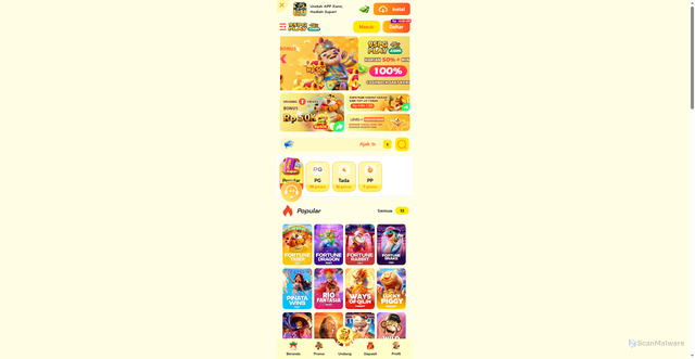 Security scan screenshot of https://95pg08.com/